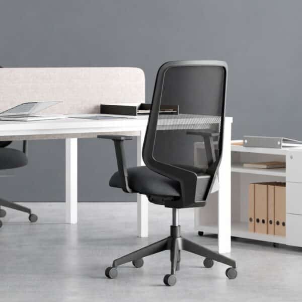 Fauteuil teletravail ergonomique Dot Home Black Edition Bureau