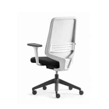 Fauteuil télétravail ergonomique Dot Home White Edition