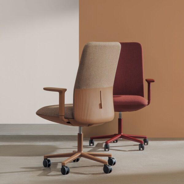 Chaise de bureau flex office Velo design bicolore