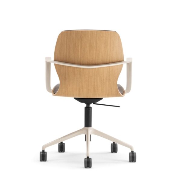 Chaise de reunion en bois Mi Wood arriere