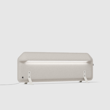 Écran acoustique lumineux de bureau AK 2 beige