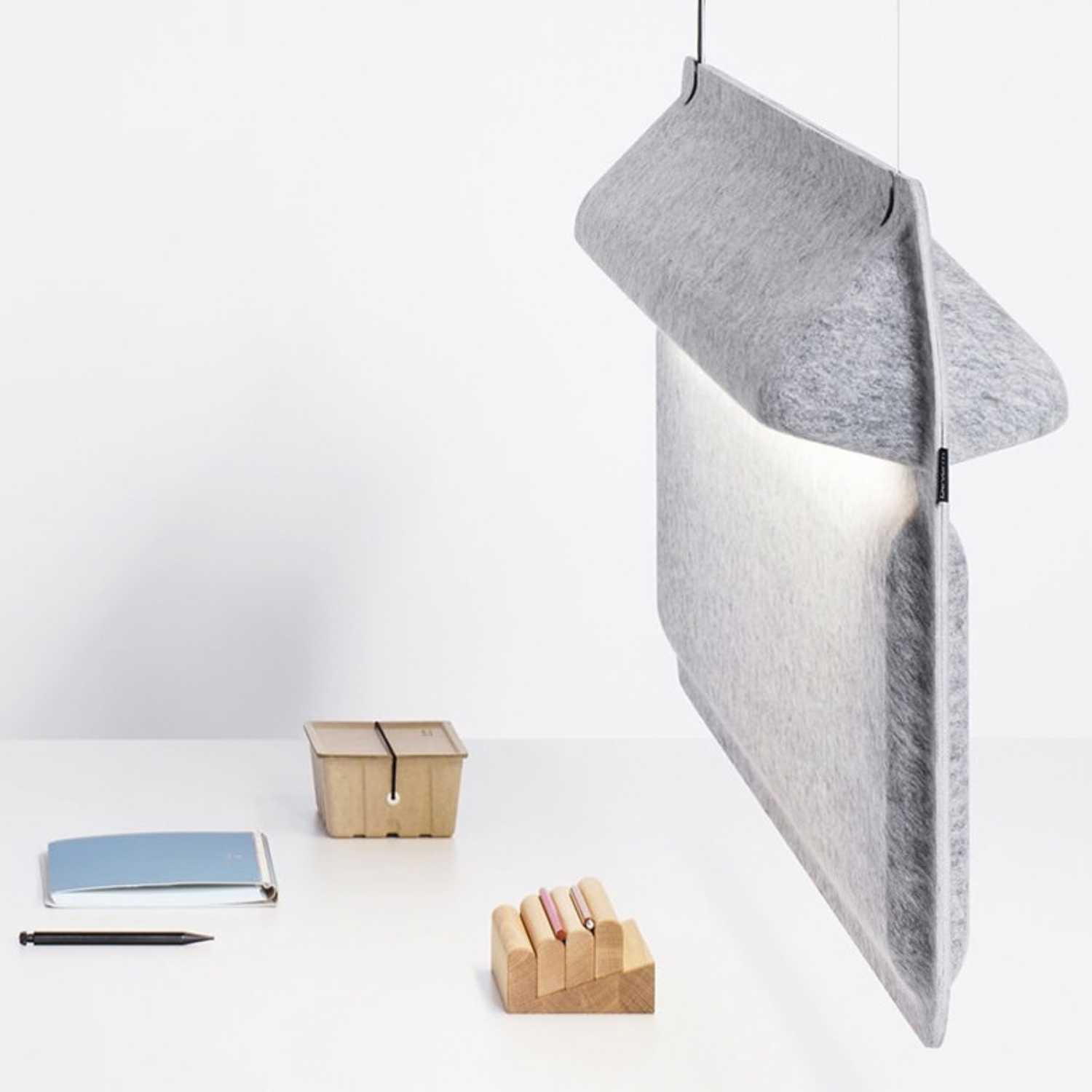 Ecran acoustique lumineux de bureau AK 2 bureau