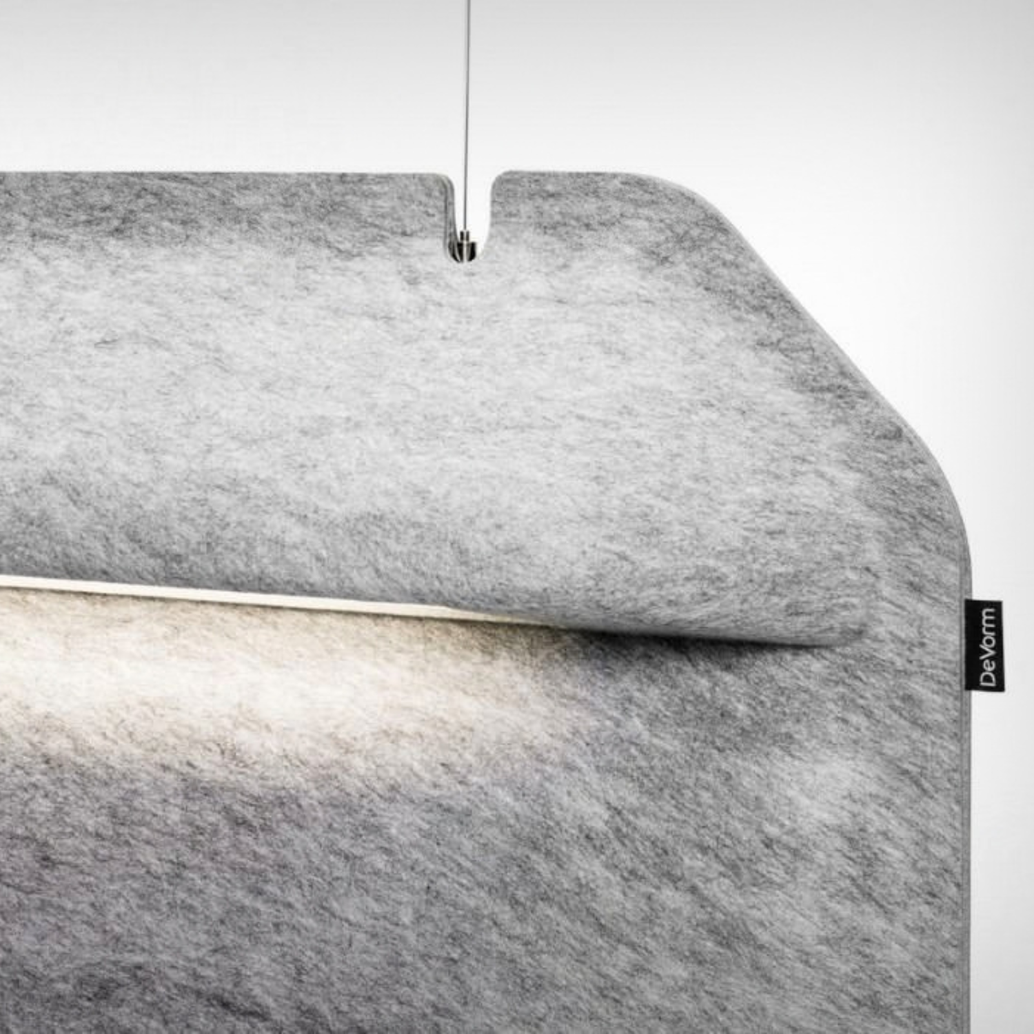 Ecran acoustique lumineux de bureau AK 2 details PET