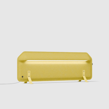 Écran acoustique lumineux de bureau AK 2 jaune