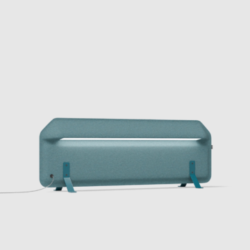 Ecran acoustique lumineux de bureau AK 2 turquoise 2