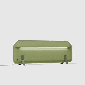 Écran acoustique lumineux de bureau AK 2 vert