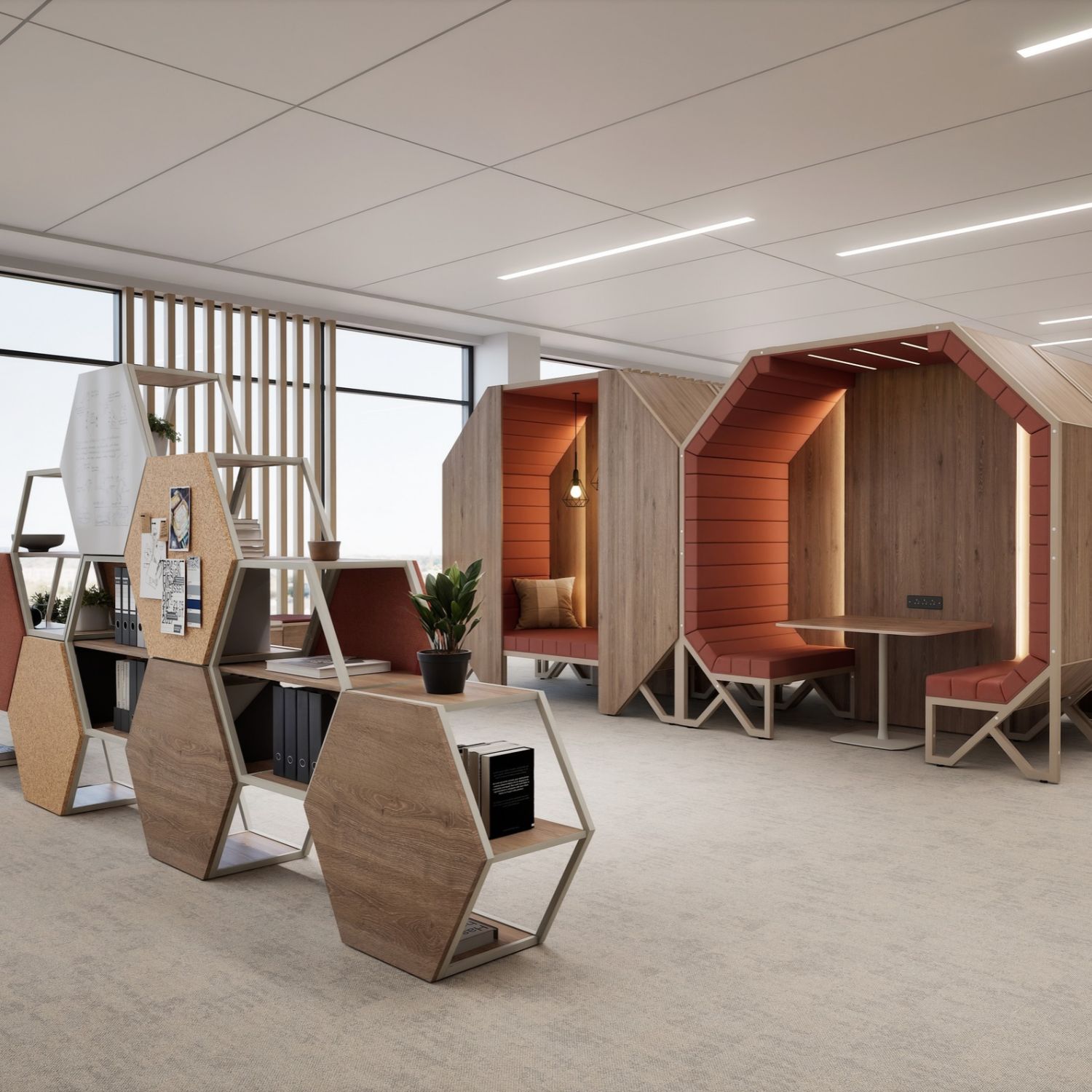 Espace coworking évolutif et modulable sans travaux
