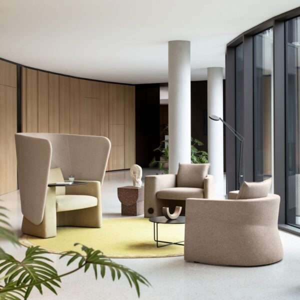 Fauteuil d attente design Cocoon ambiance lounge