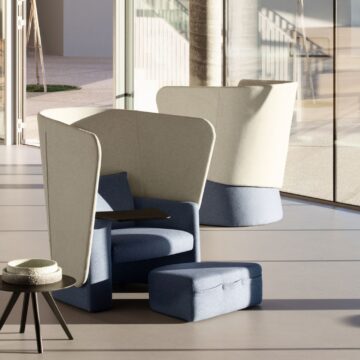 Fauteuil d attente design Cocoon espace d attente VIP