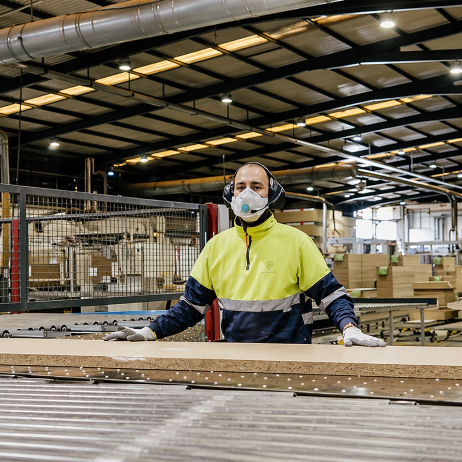 Fabrication du mobilier en usine pendant l'Exécution, troisième temps de la méthode IDEA
