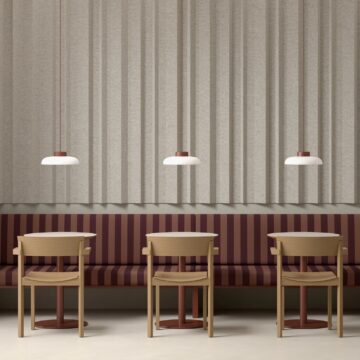 Panneaux acoustiques muraux Mute Tone ambiance restaurant